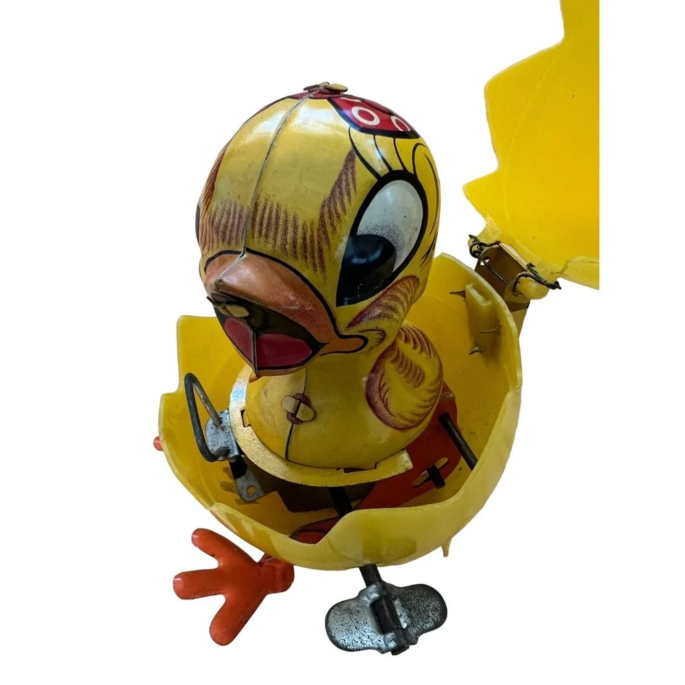 Shackman Automatic Mechanical Hatching Egg‎ Chicken Tin Wind Up Toy